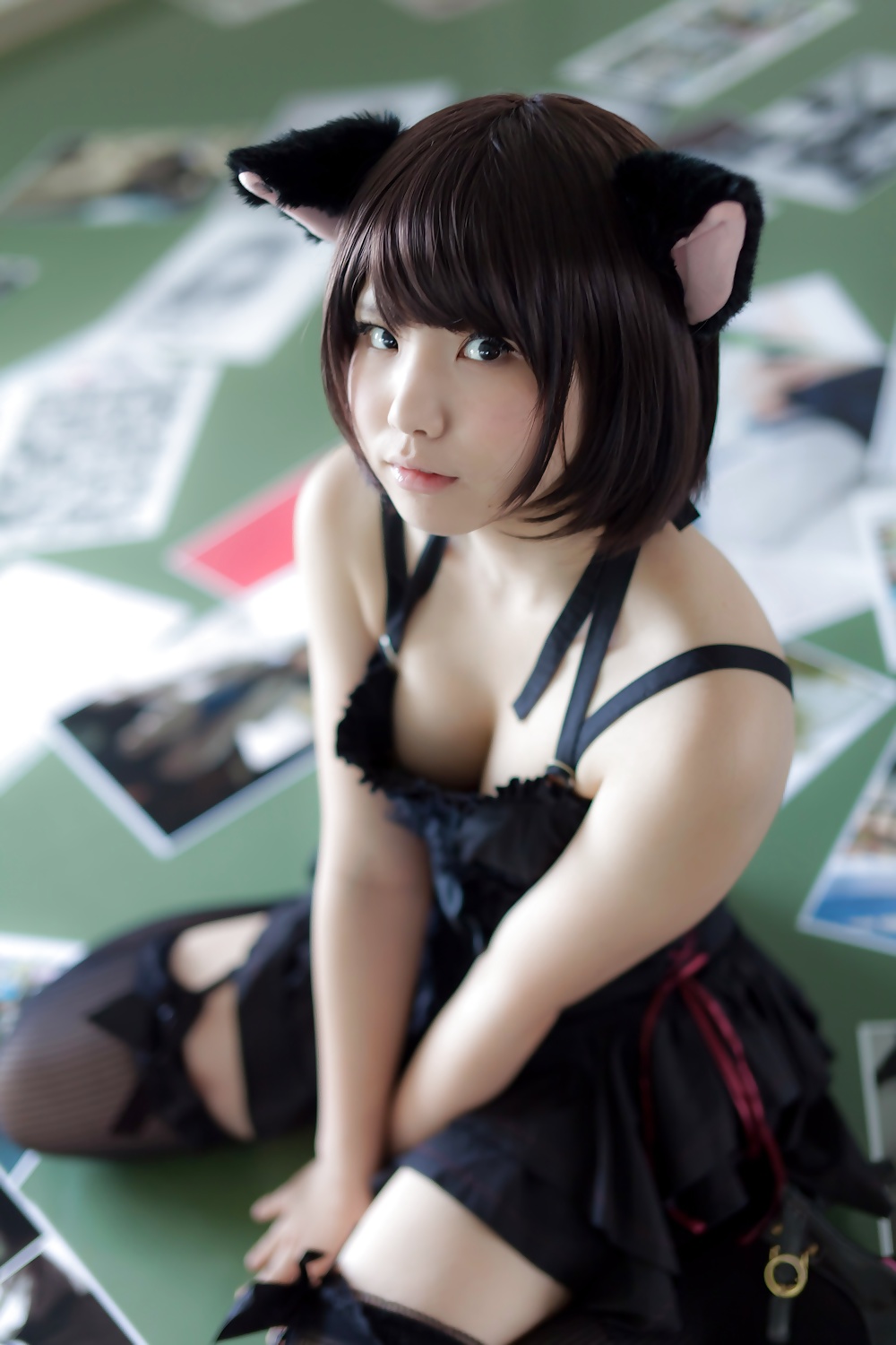 Cosplay asiatico in nero
 #26338188