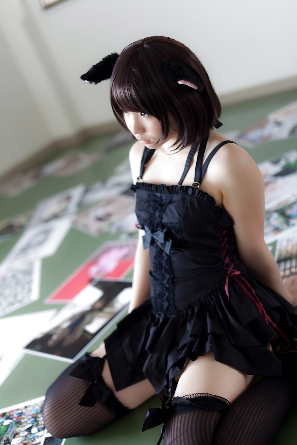 Asian Cosplay in black #26338194
