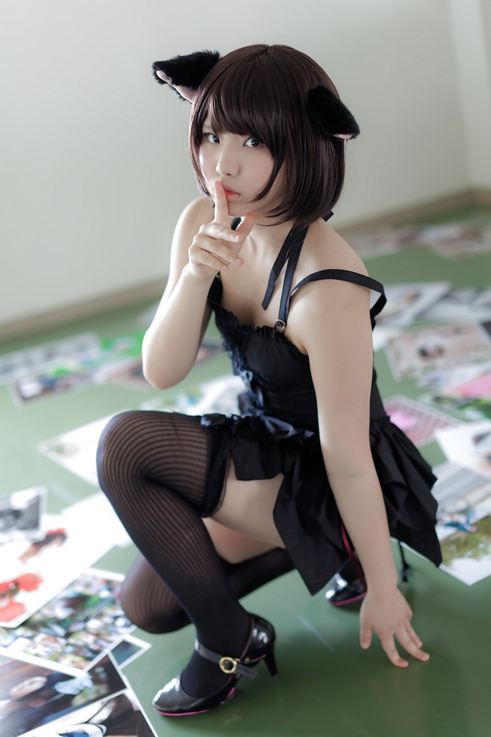 Asian Cosplay in black #26338227