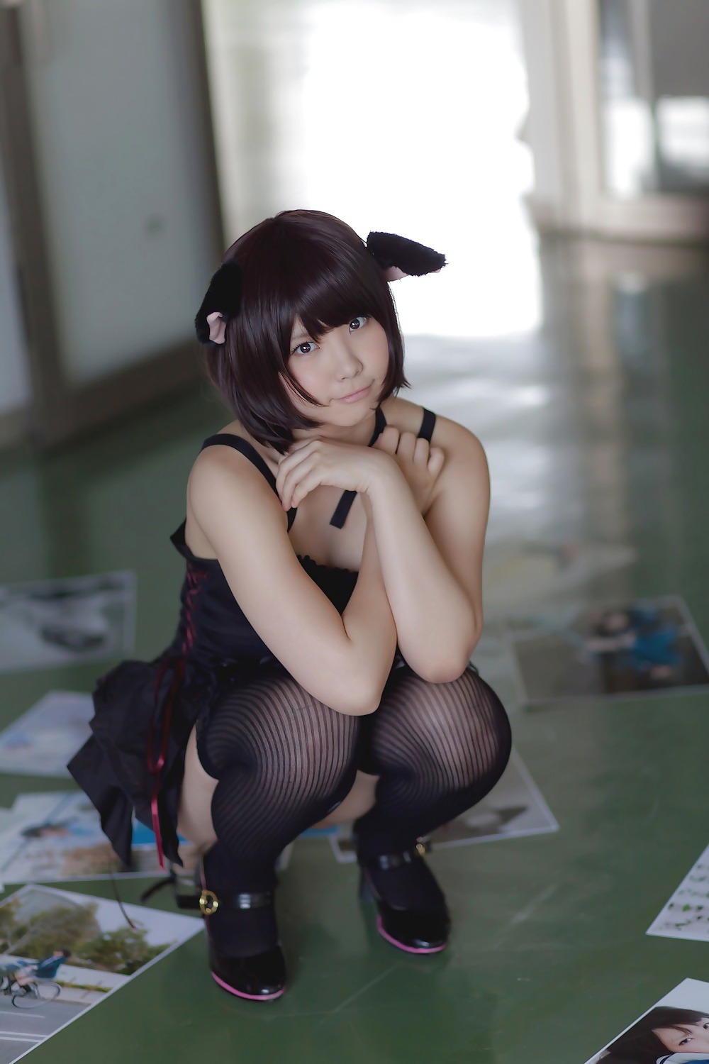 Asian Cosplay in black #26338235