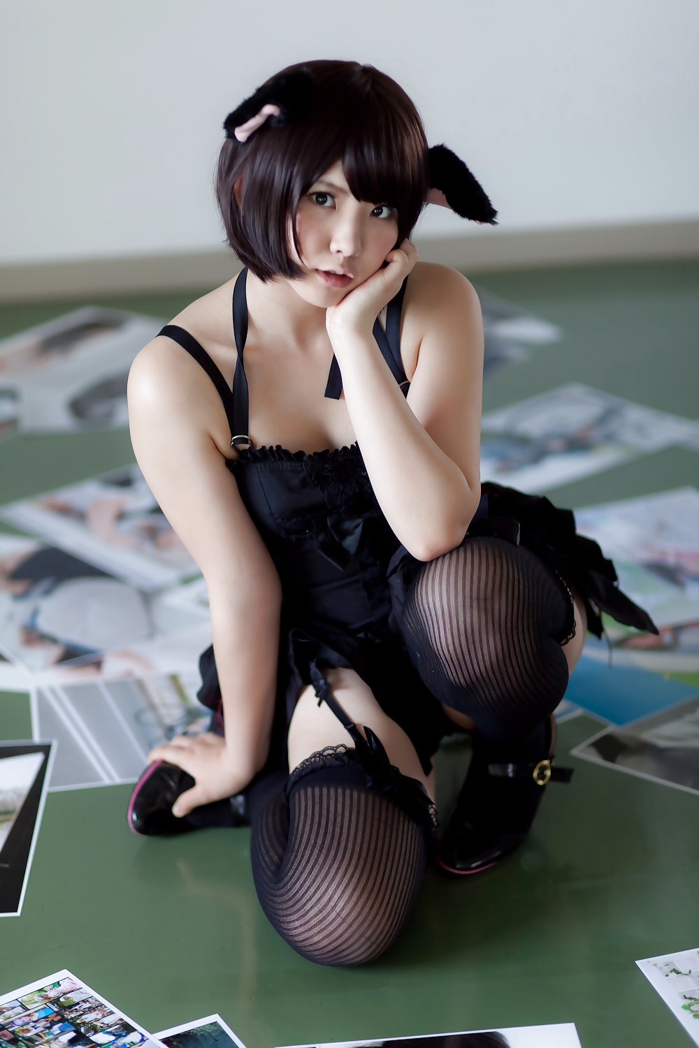Asian Cosplay in black #26338249