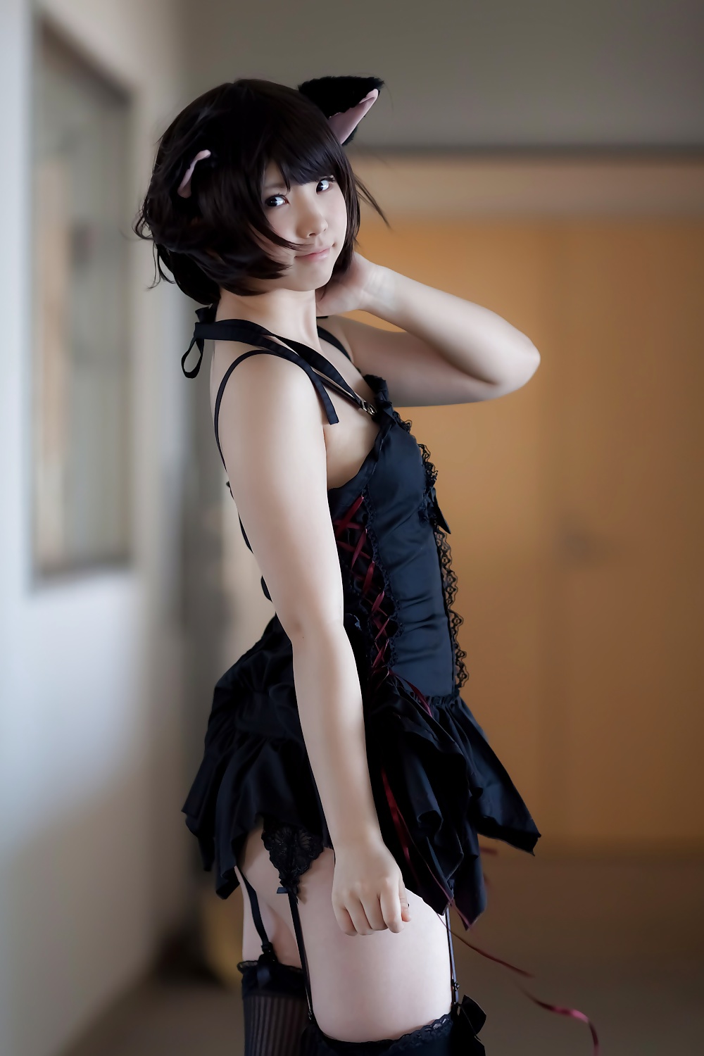Asian Cosplay in black #26338307