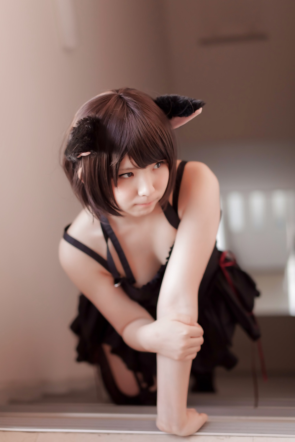 Asian Cosplay in black #26338315
