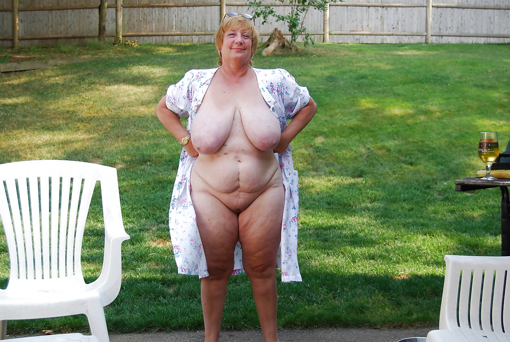 Bare Assed Backyard Granny #34204798