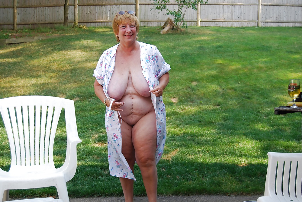 Bare Assed Backyard Granny #34204820