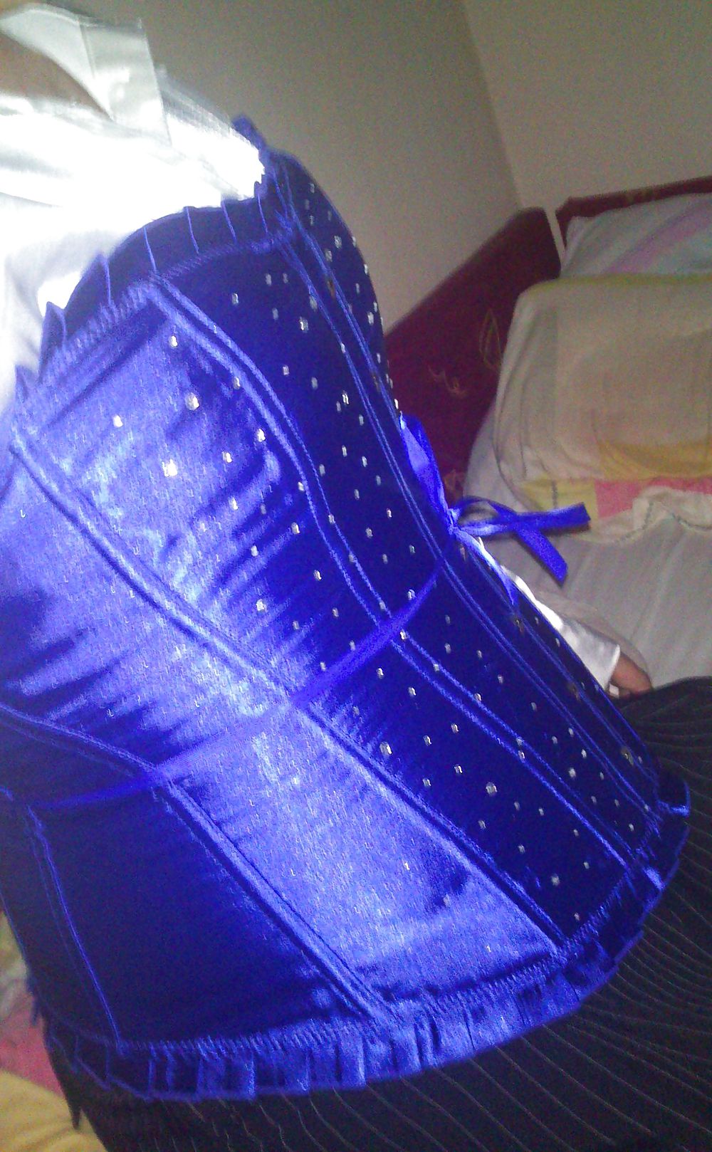 My new satin corset
 #23231663