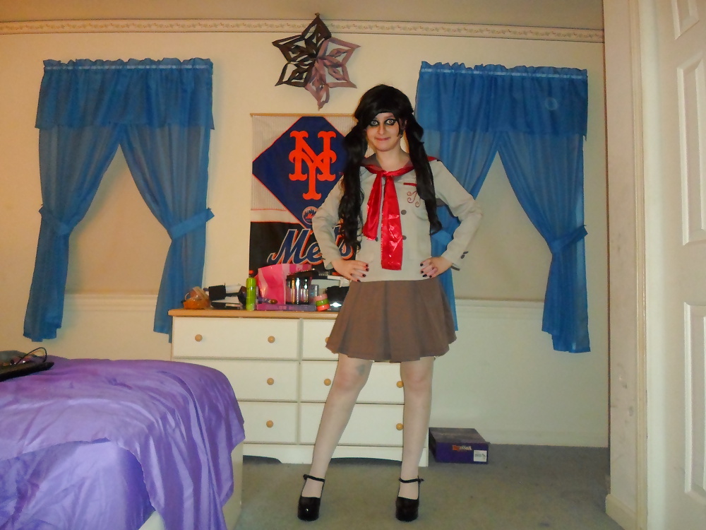 Sailor Mars Schulmädchen-Outfit #38869762