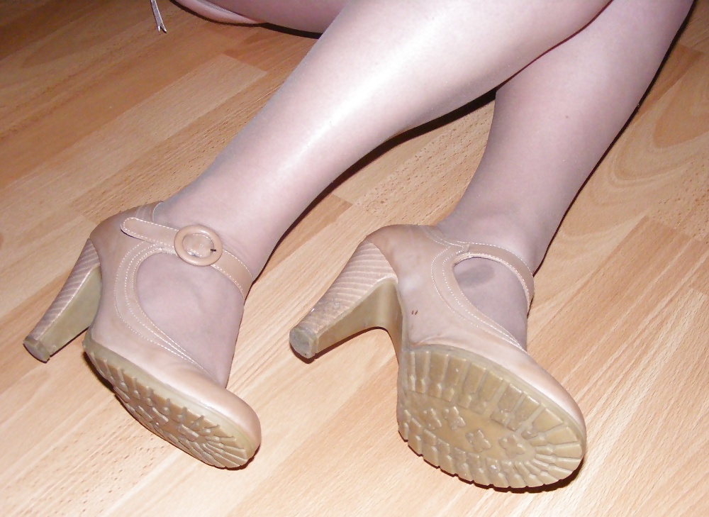 Retro girdle, stockings, and heels #23404682