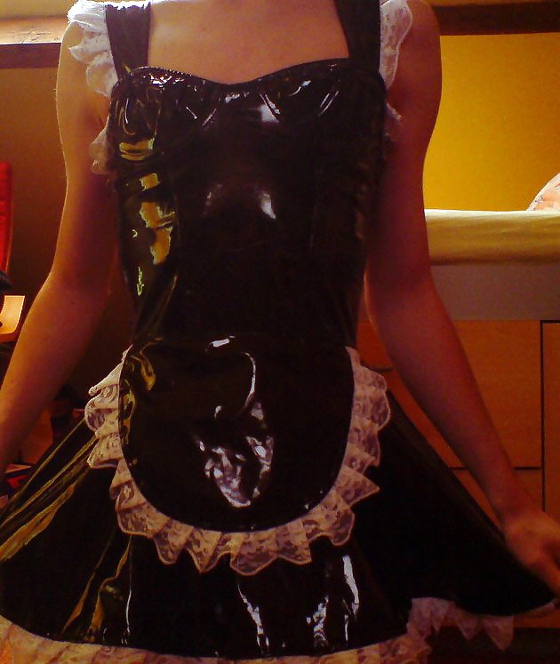 PVC sissy maid