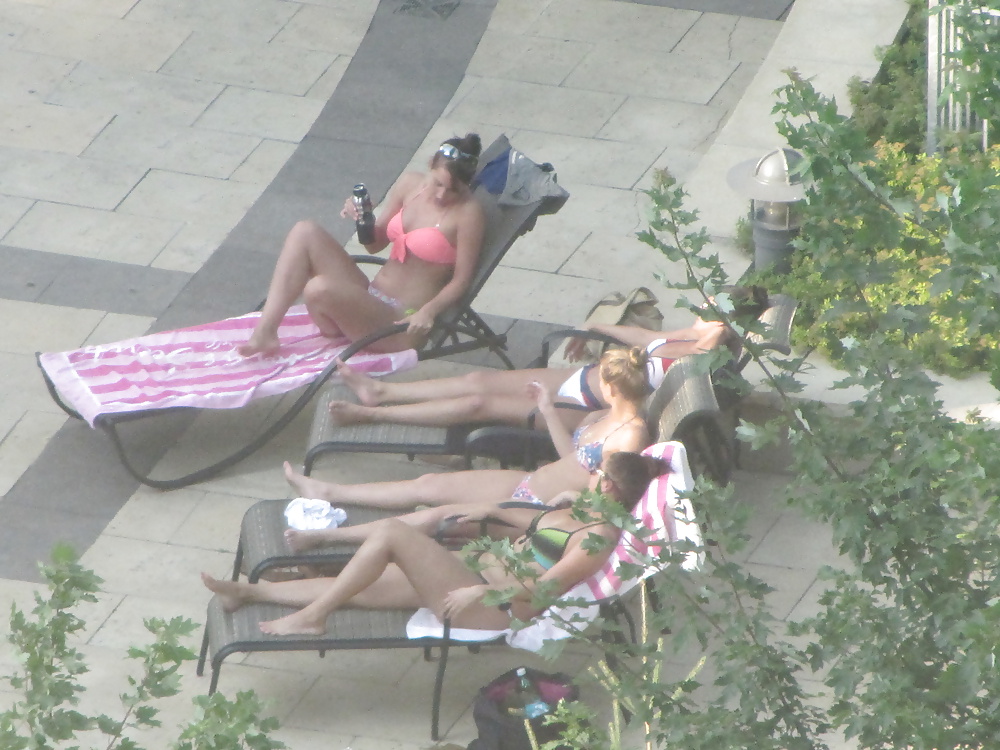 BFF's hangin by the Pool - Toronto , Ontario Canada #28297609