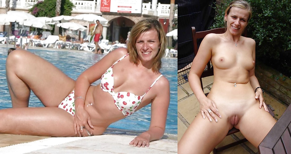 Real Amateur Housewives - Swimsuit Then Naked 7 #38890089