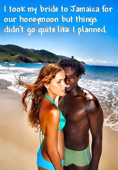 Interracial Captions - Honeymoon Cuckold. #35167251