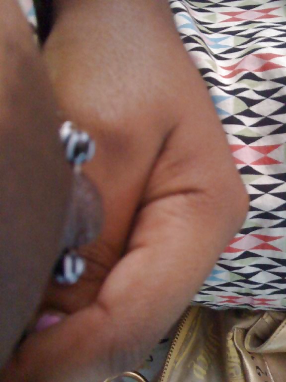 Ebony-black girls nipple piercing #38851945