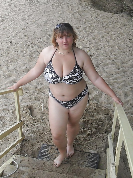 Plump curvy babes in the beach #24023928