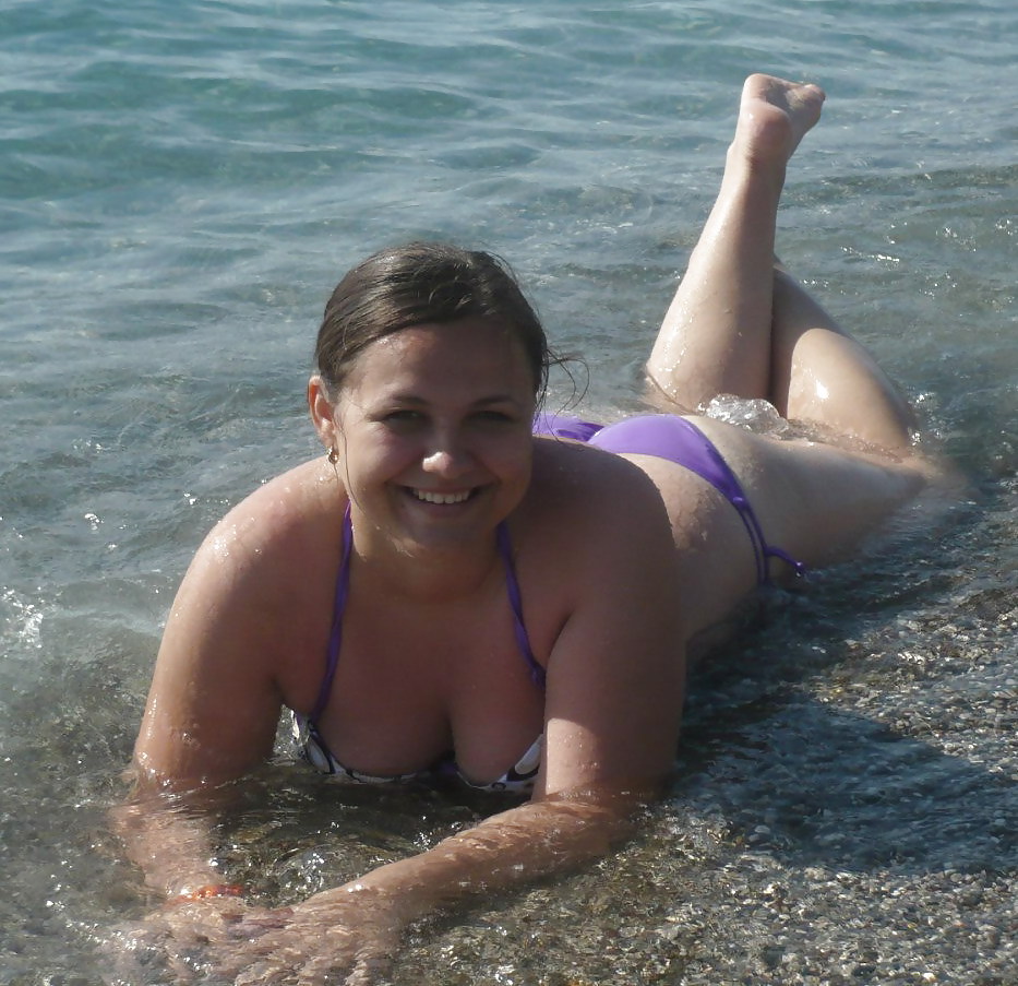 Plump curvy babes in the beach #24024019