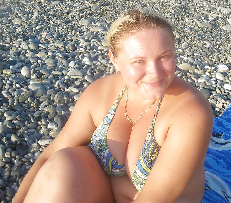 Plump curvy babes in the beach #24024208