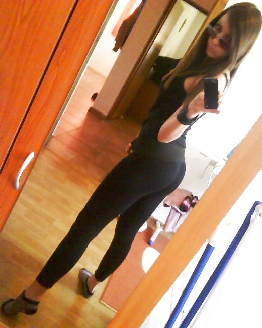 Macedonian girls in yoga pants #26008226