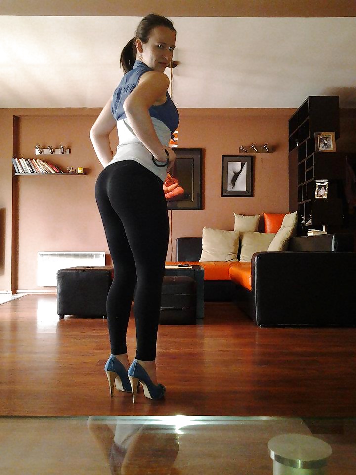 Macedonian girls in yoga pants #26008256