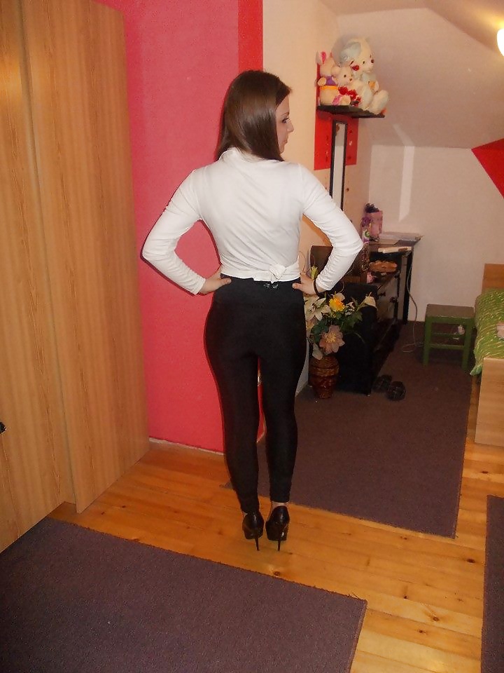 Macedonian girls in yoga pants #26008363