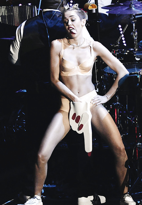 Sexy Naughty Miley Cyrus on MTV VMAs August 2013  #23522233