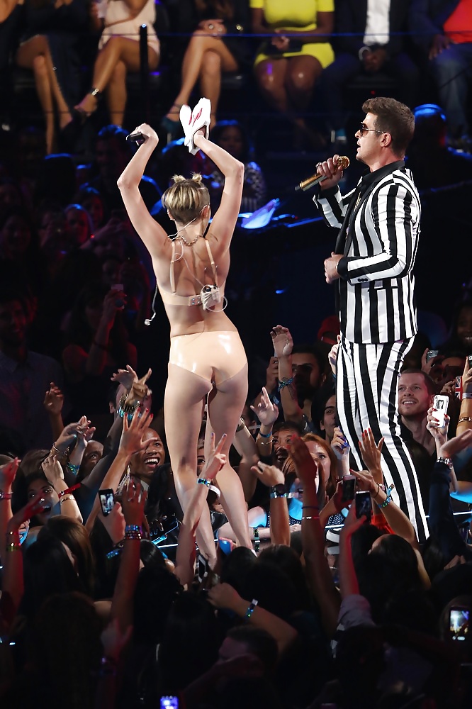 Sexy Naughty Miley Cyrus on MTV VMAs August 2013  #23522249