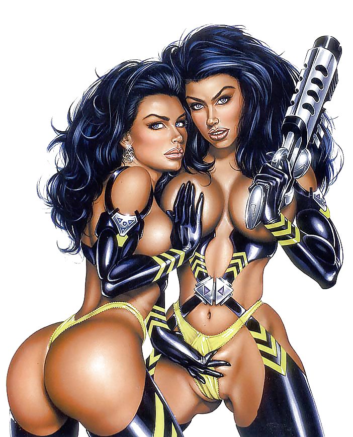 Sexy Black Women... Hot Cartoon Chicks 88 #23004995
