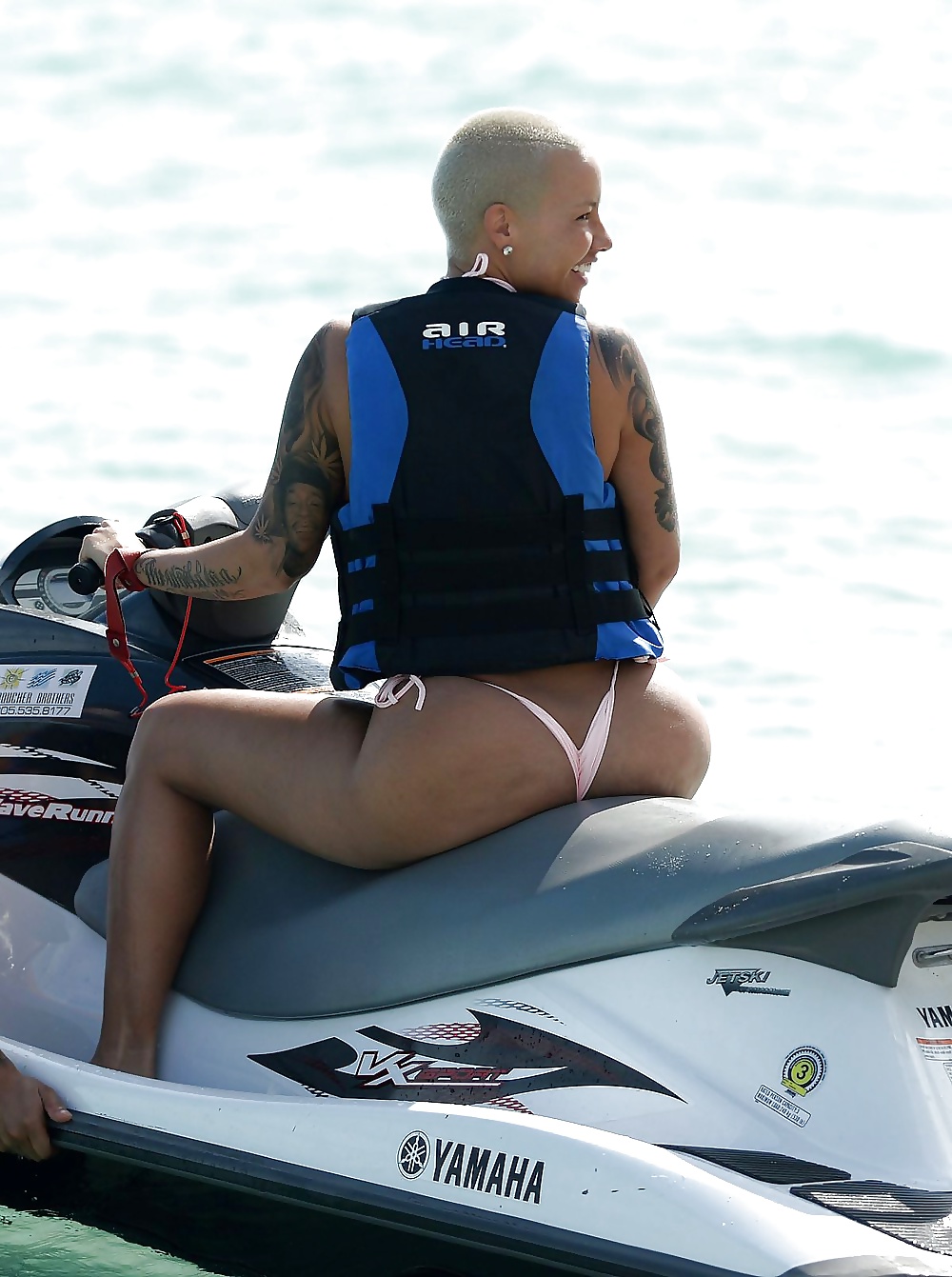 Amber Rose Jet-Ski In Miami #41060251