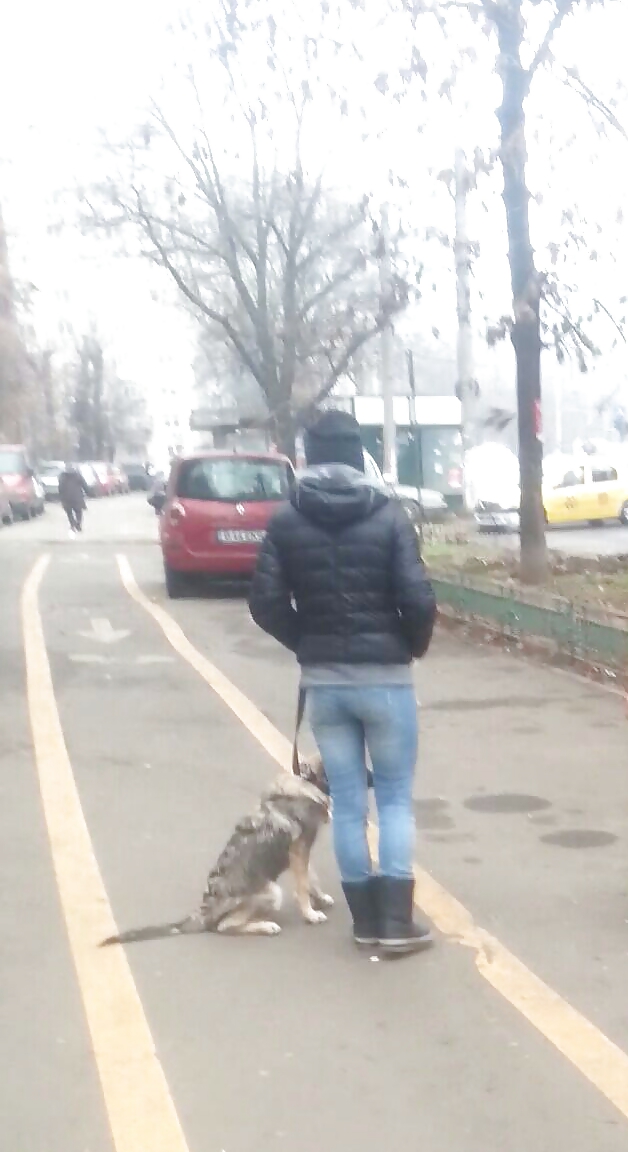 Spion Mädchen Straße Esel Und Jugendliche Rumänisch #24668158