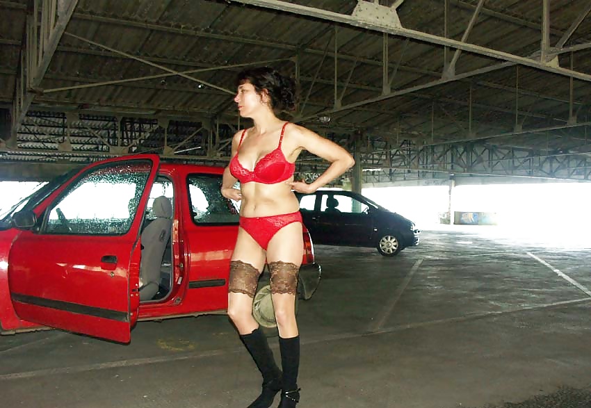FRENCH NADINE flashing in a parking lot 2005 #25088332