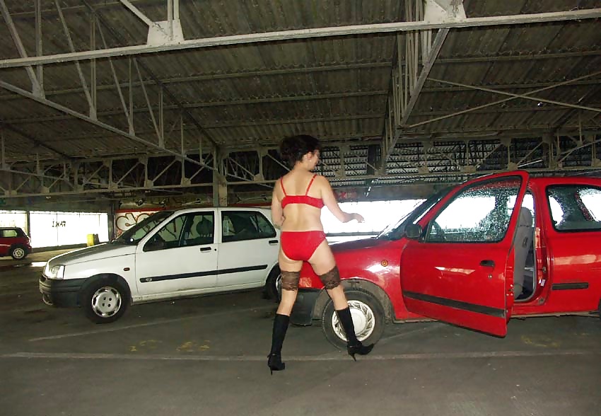 FRENCH NADINE flashing in a parking lot 2005 #25088335