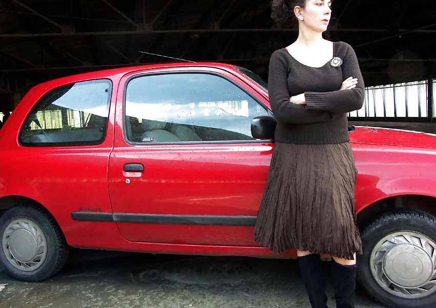FRENCH NADINE flashing in a parking lot 2005 #25088614