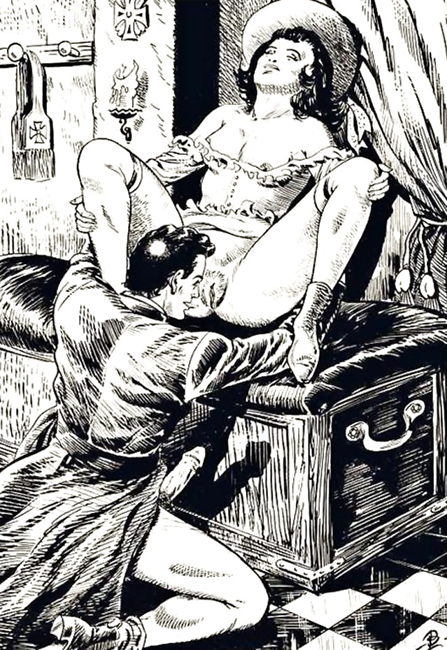 Vintage Erotic Drawings 4 #32935868