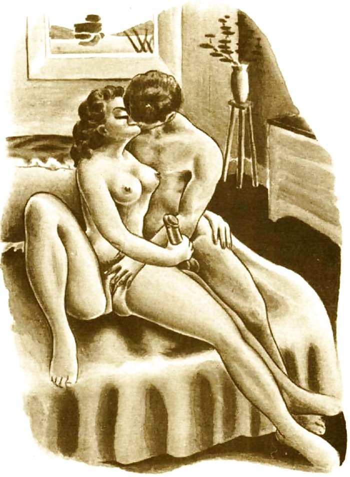 Vintage Erotic Drawings 4 #32935950