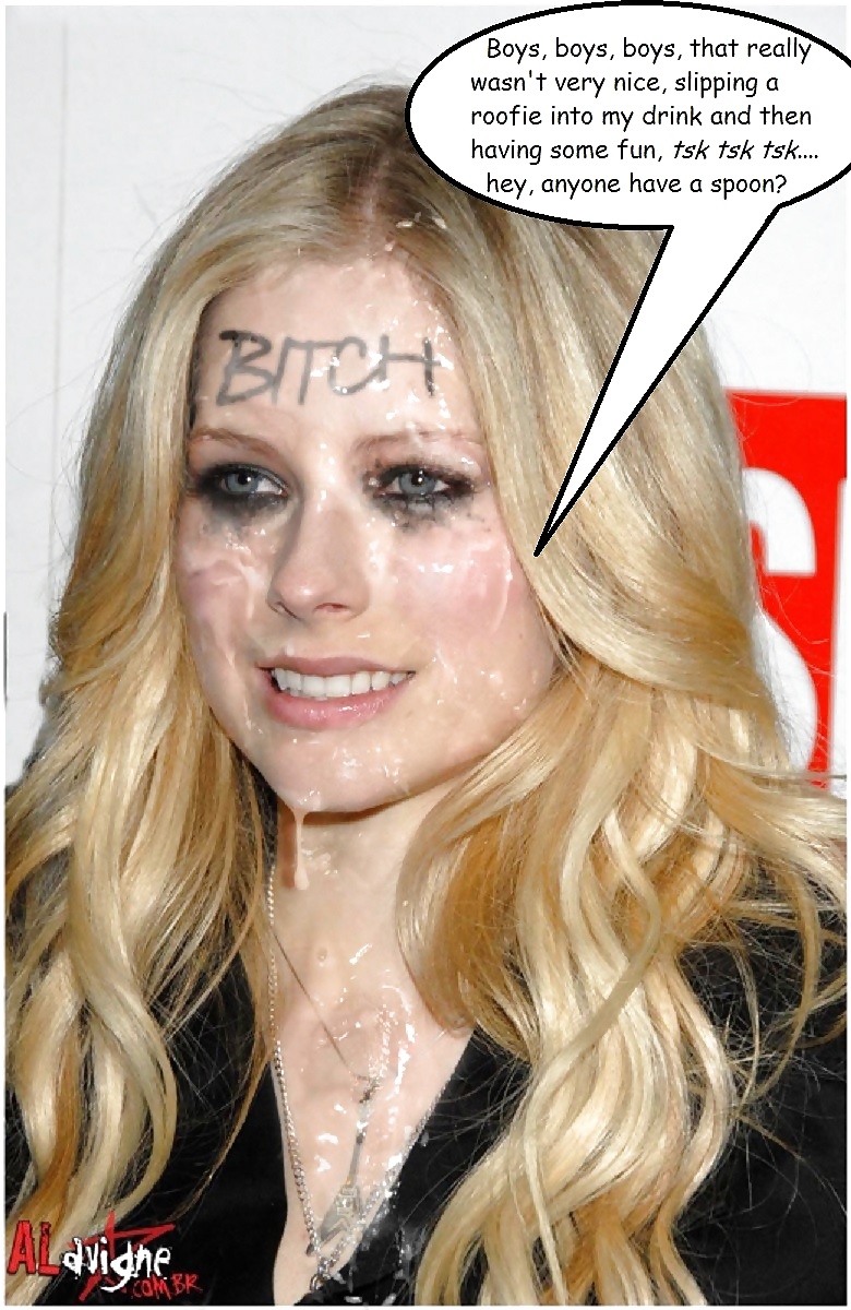 アヴリル・ラヴィーン（Avril Lavigne）のザーメン写真とぶっかけ（bukkake） #4
 #39260618