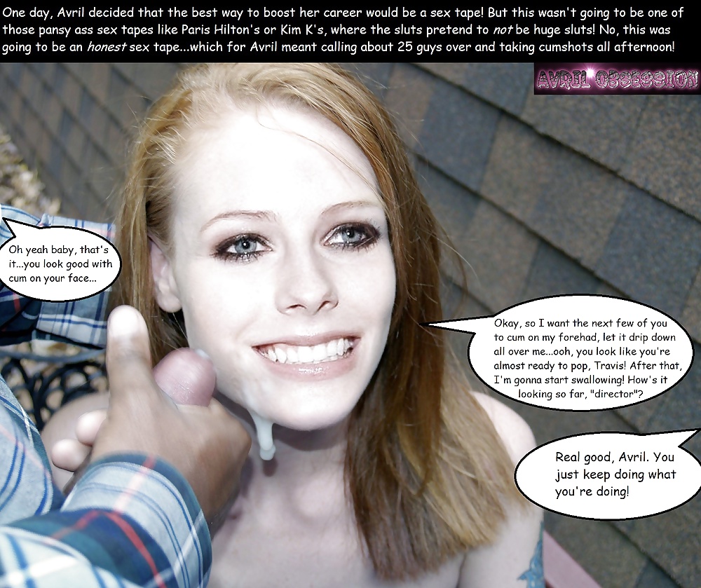 Avril Lavigne cumshots & bukkake #4 #39260636