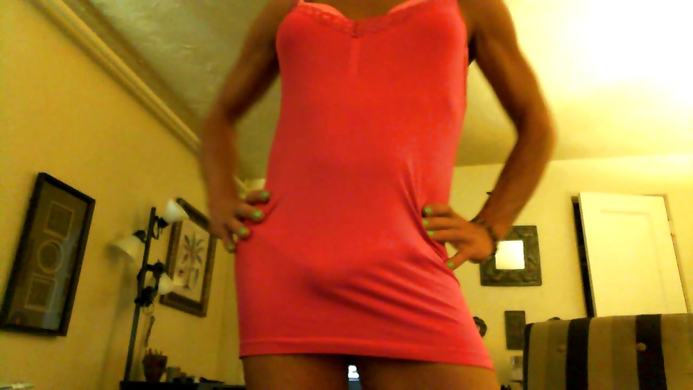 Crossdresser playing around the house #29799323