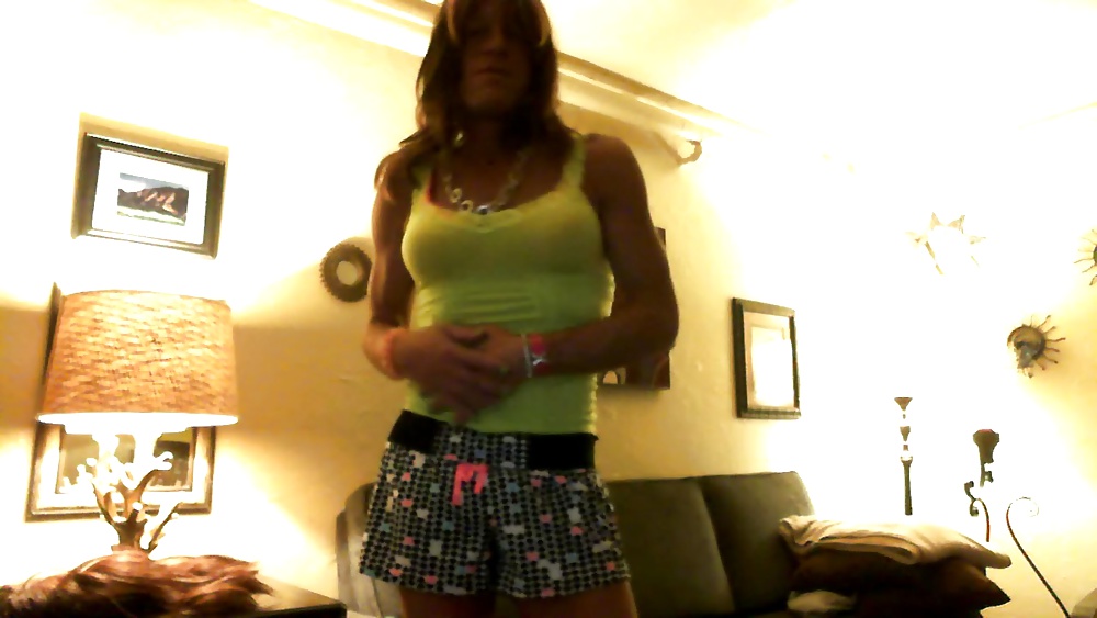 Crossdresser playing around the house #29799350