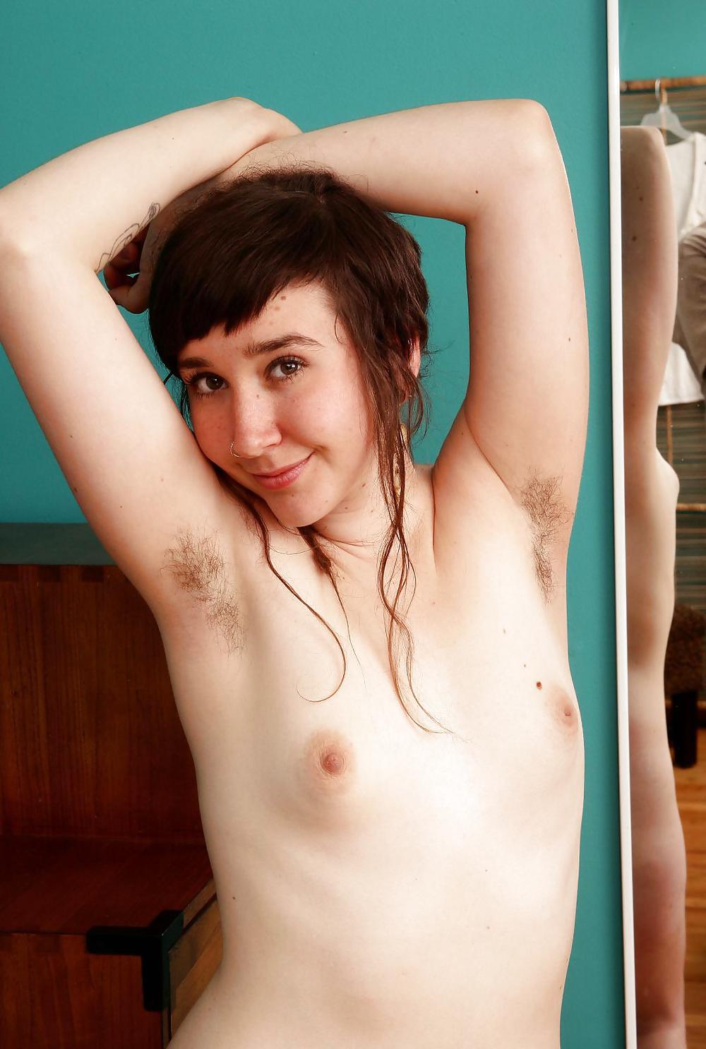 Girls with hairy, unshaven armpits U to Z #23683403