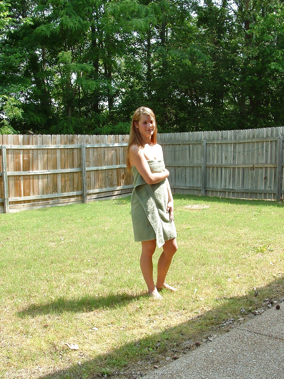 Nice Wife In Backyard #38714863