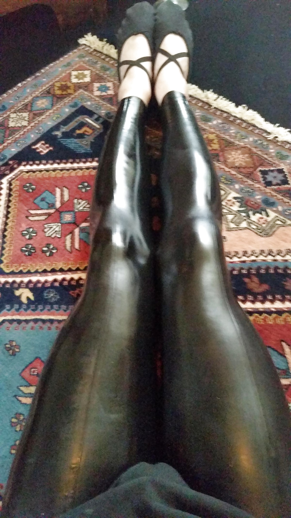 Latex Leggings Ballet #29557502