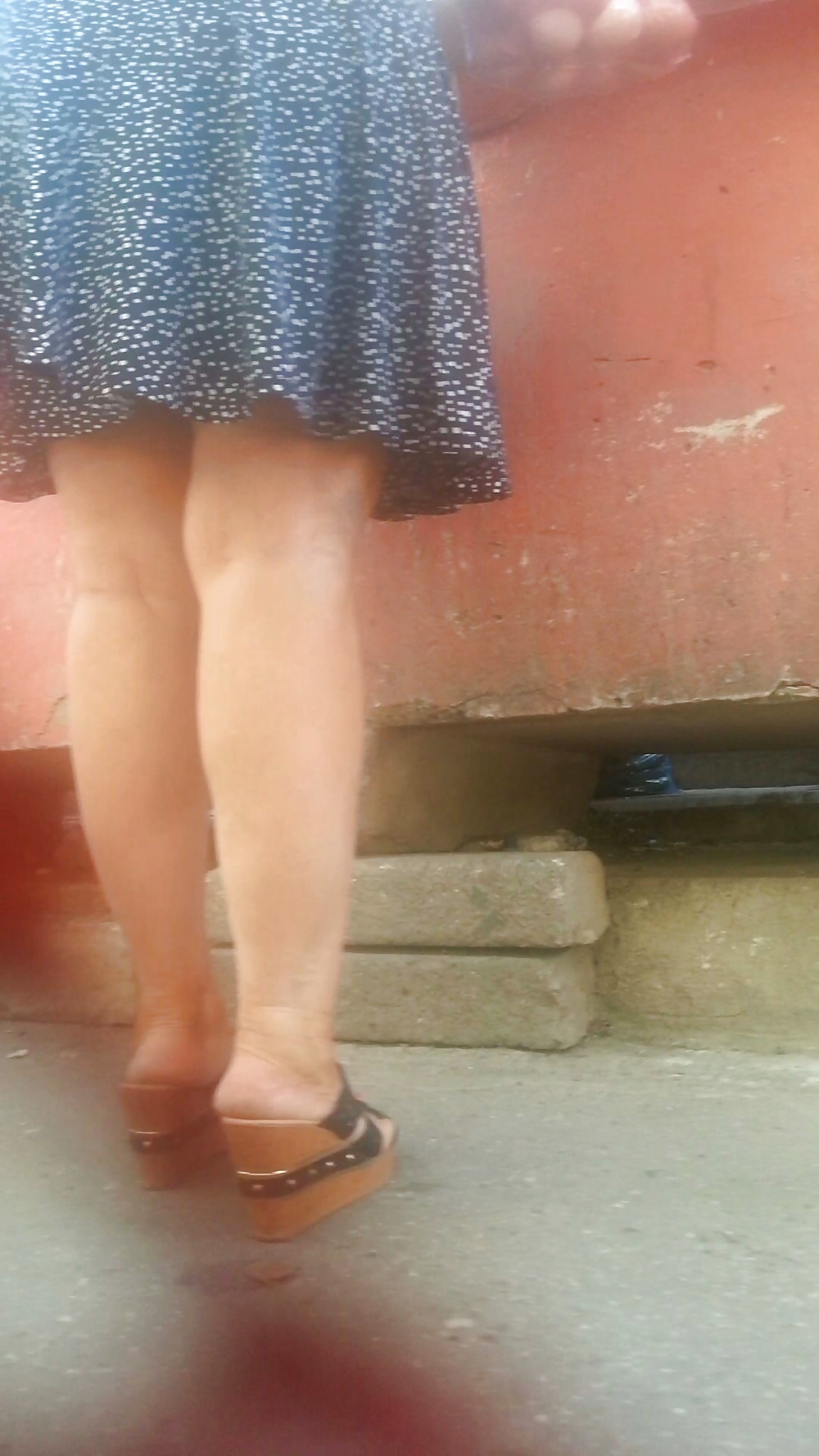 Spy sexy mature skirt and feet romanian #40047927