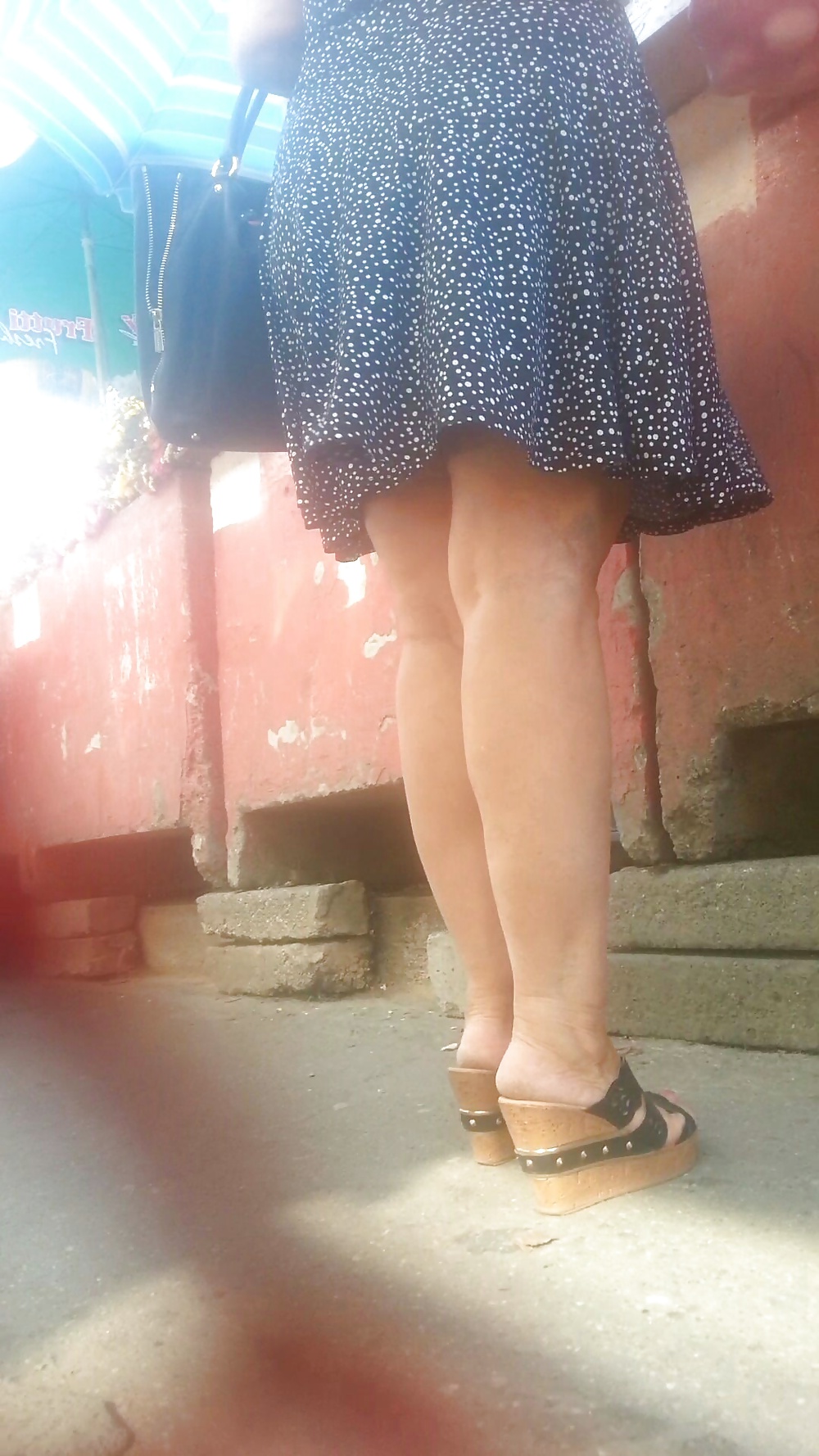 Spy sexy mature skirt and feet romanian #40047937