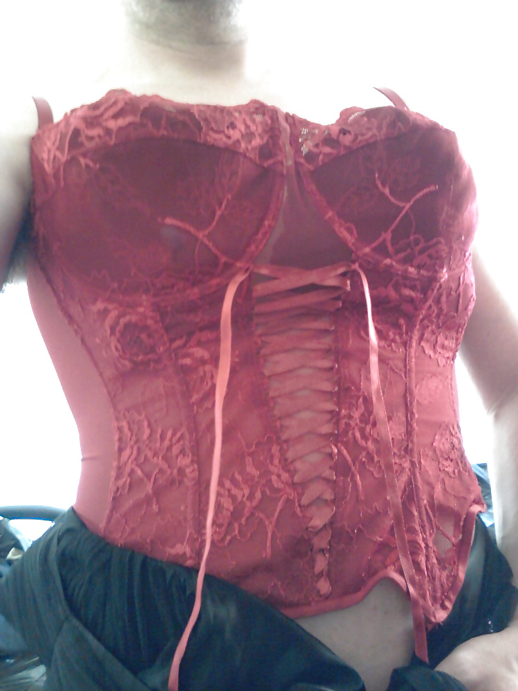 Corset panties boots ass cock #32280956