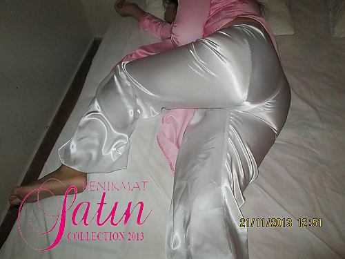 Pantalon Blanc De Satin #25569581