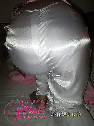 Pantalon Blanc De Satin #25569591