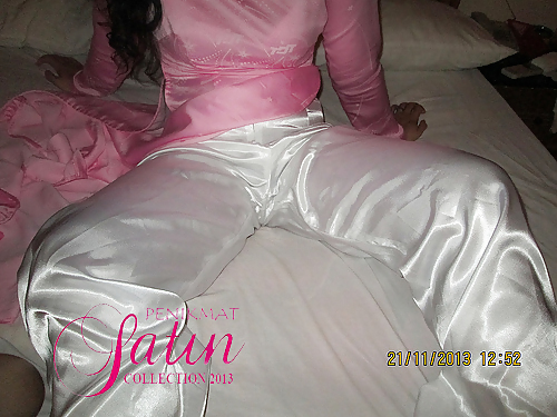 Pantalon Blanc De Satin #25569611