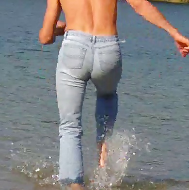 In Jeans am und im Badesee 1 #29685739