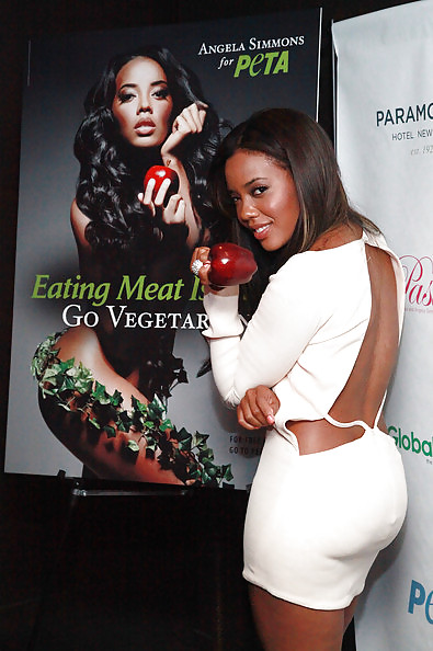 Angela Simmons PETAs Neues Gehen Vegetarier #36975707