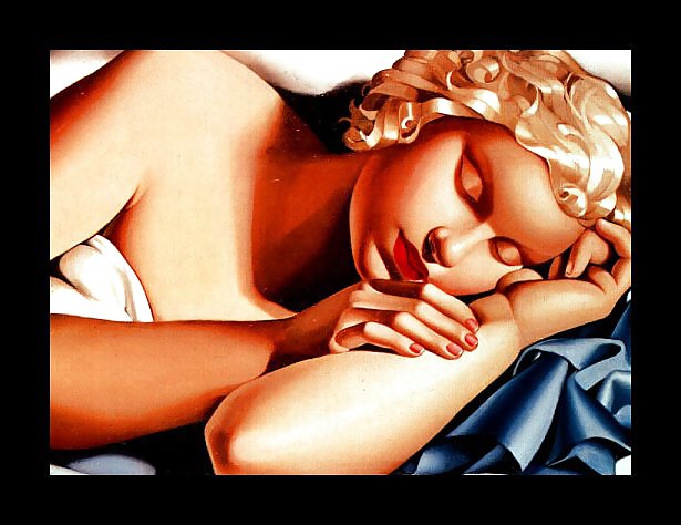 Erotic Art Deco Painting of Tamara de Lempicka #36635918