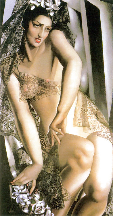 Pittura erotica art deco di tamara de lempicka
 #36635940